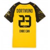 Borussia Dortmund Emre Can #23 Hjemmedrakt Kvinner 2025-26 Kortermet